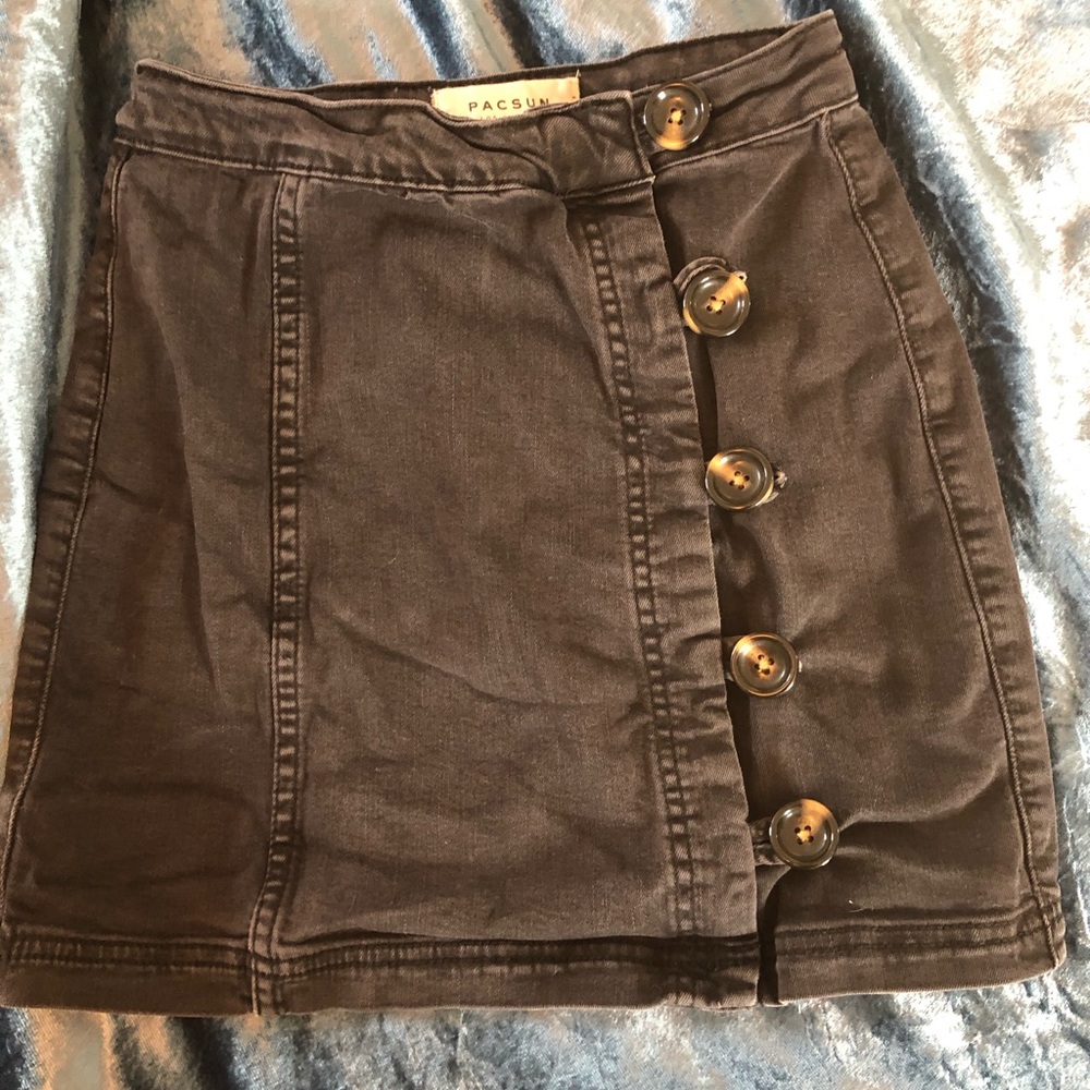 PACSUN button skirt